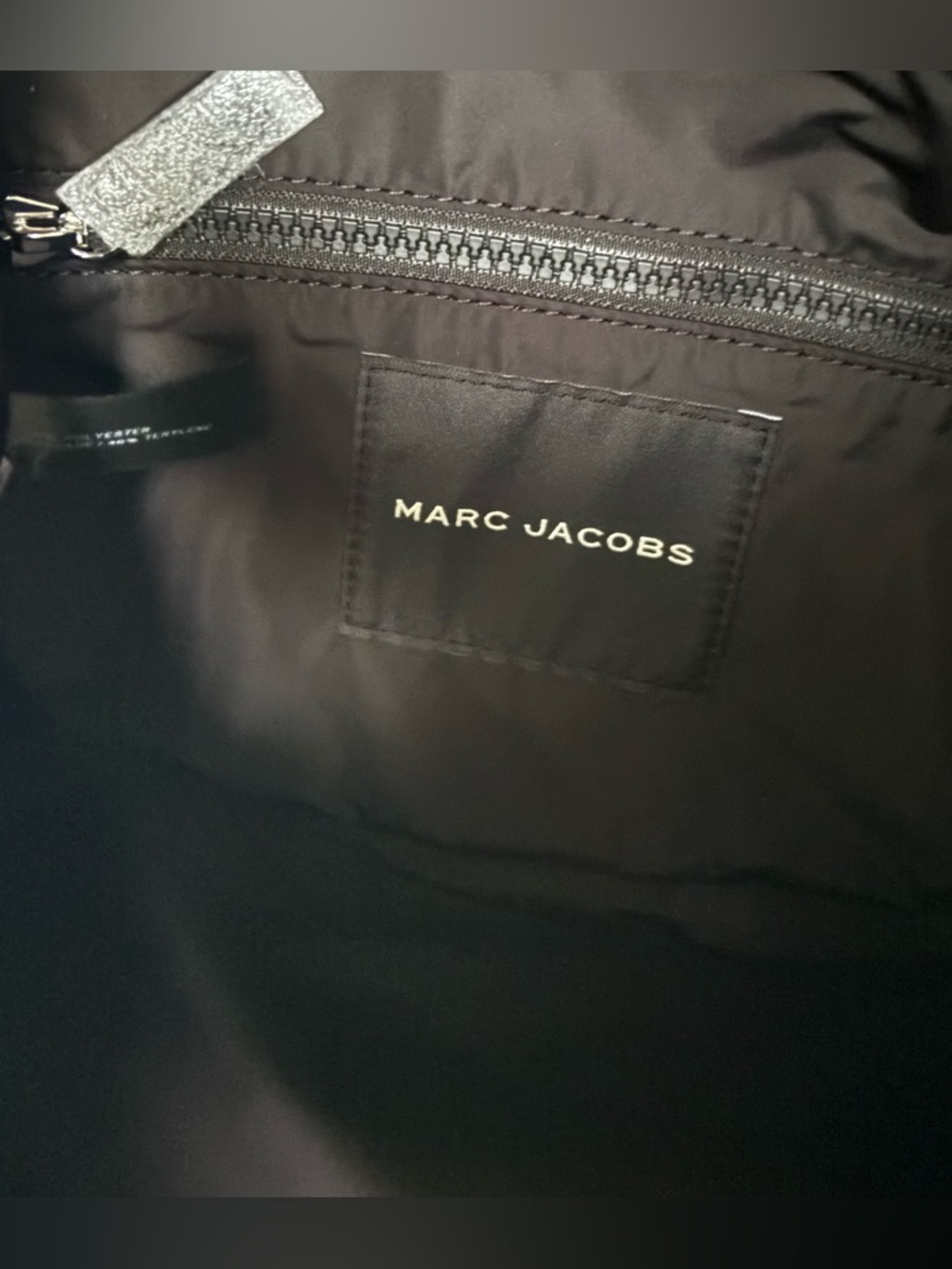 Marc Jacobs NWT Nylon Jumbled Logo Black Quilted Shoulder Bag - Picture 11 of 13